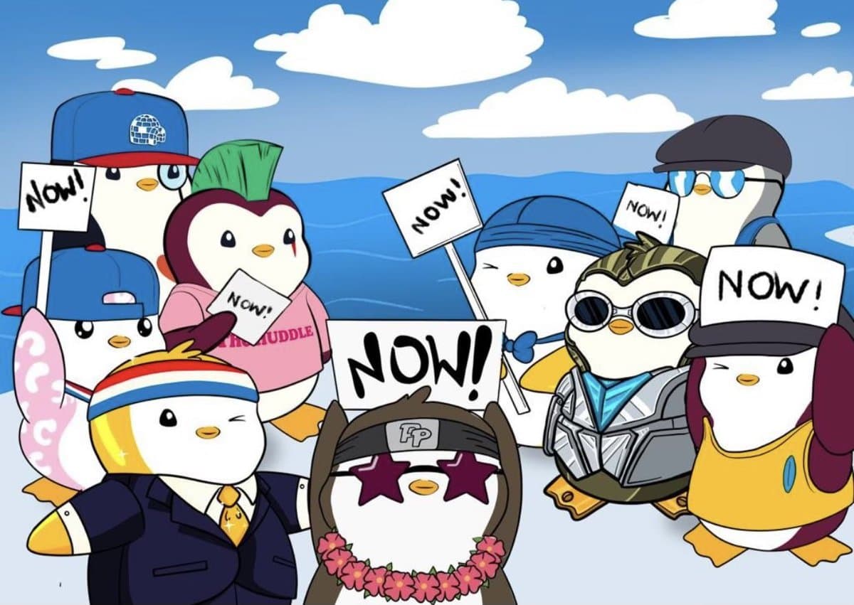 The Pudgy Penguins NFT task breaks data for trading volume and minimal value in the course of the Christmas season