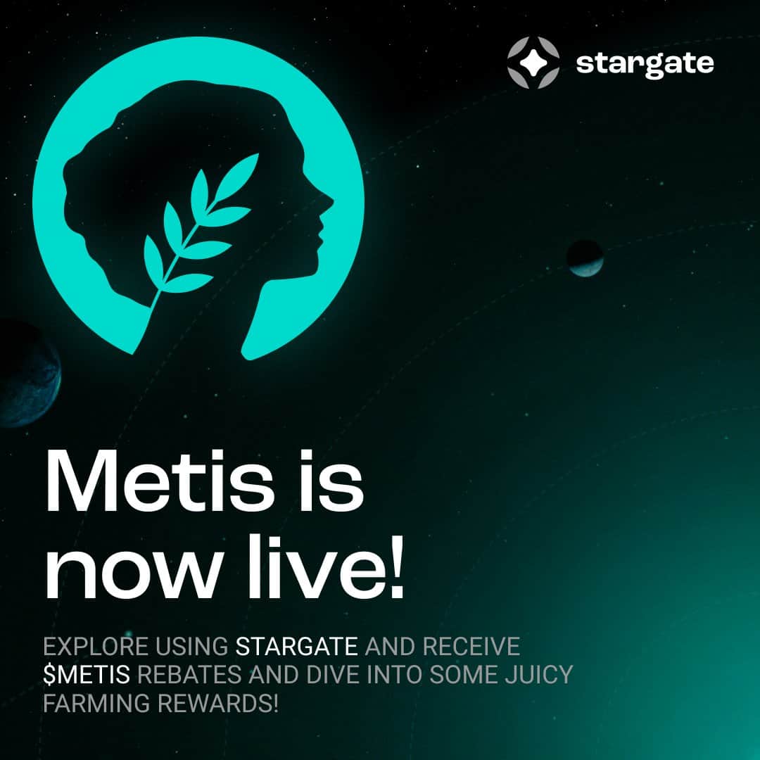 Stargate Cross-Chain Bridge Combines Metis Layer two Solution to Extend DeFi Interoperability