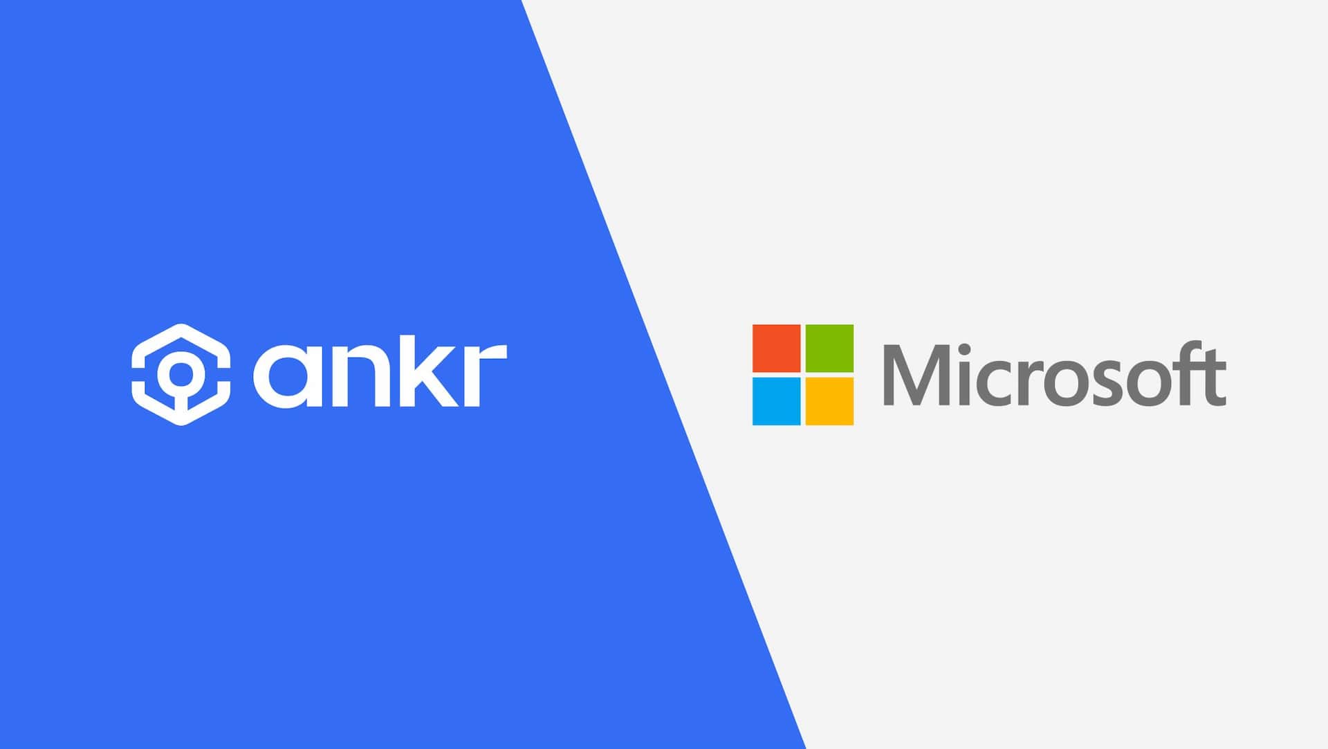 Ankr partners with Microsoft to give the blockchain node support