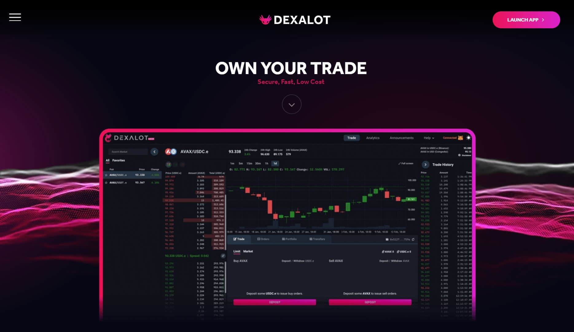 DEX exchange Dexalot launches subnet on C-Chain Avalanche