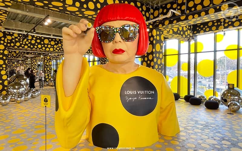Louis Vuitton shakes hands with the “Queen of Polka Dots” to difficulty NFTs