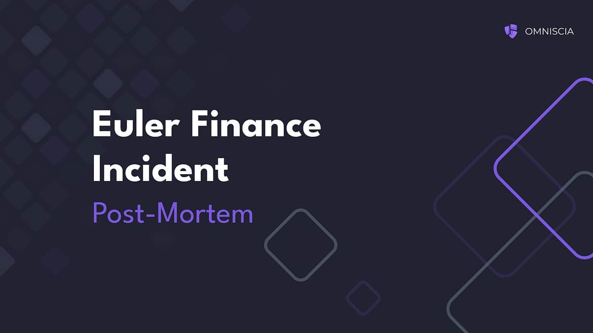 Damage updates from Euler Finance and relevant tasks