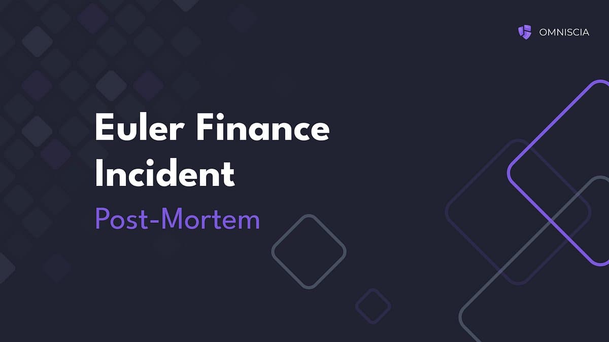 Damage updates from Euler Finance and relevant tasks