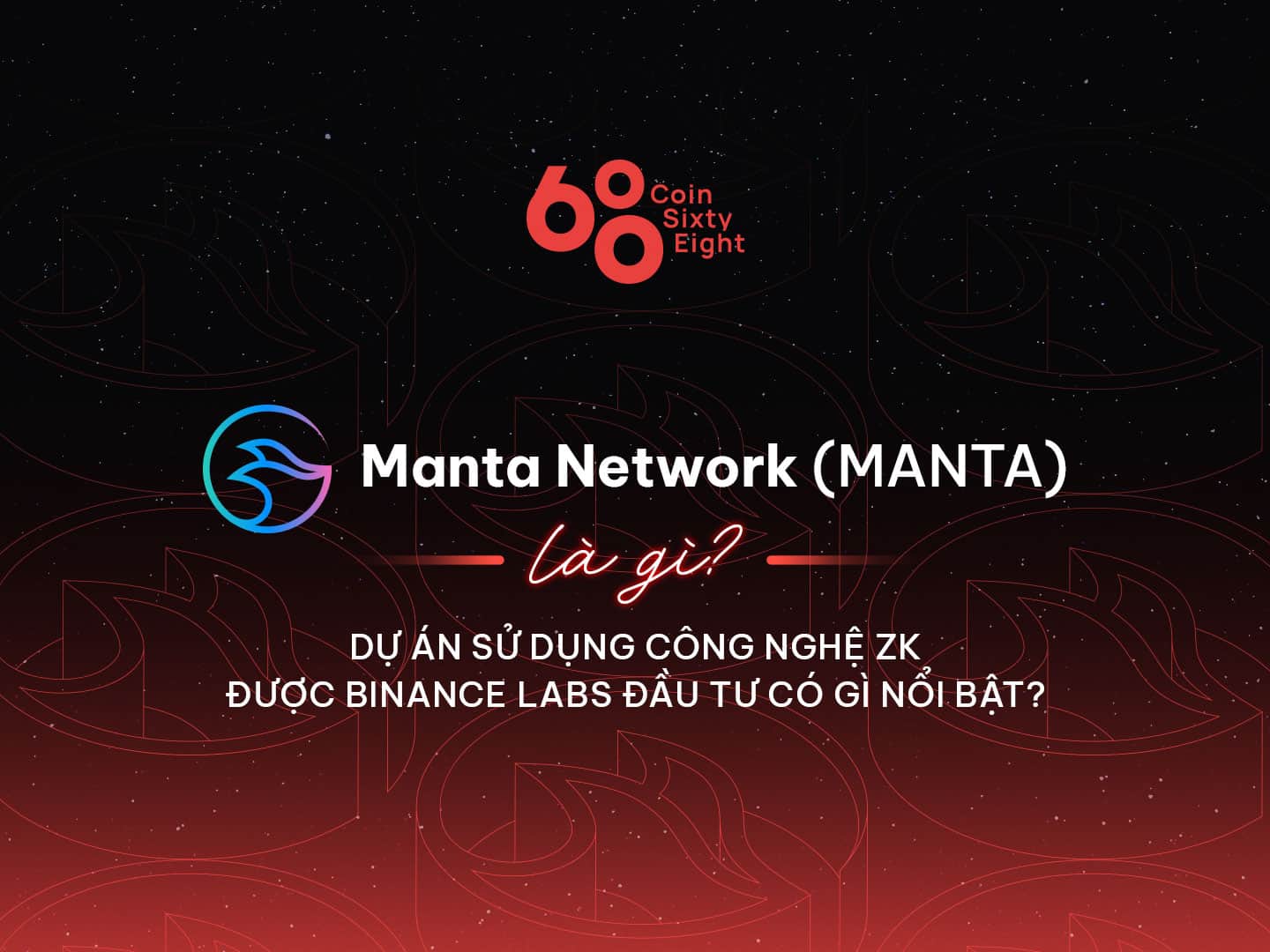 Manta Network (MANTA) – What is extraordinary about the ZK undertaking invested by Binance Labs?