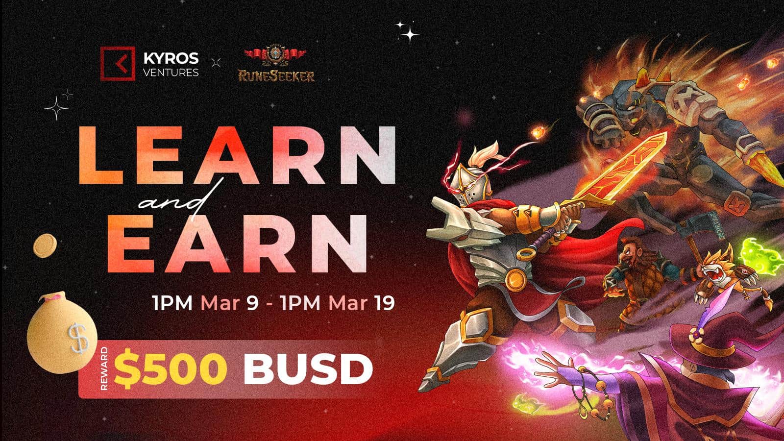 Participate in the “Learn and Earn” occasion with Kyros Ventures and Rune Seeker