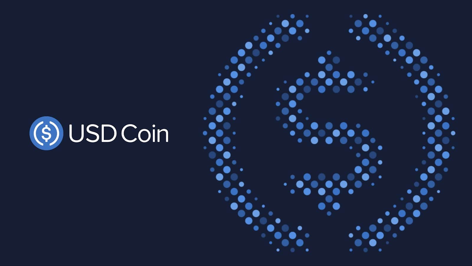 Stablecoin USDC recovers to one USD