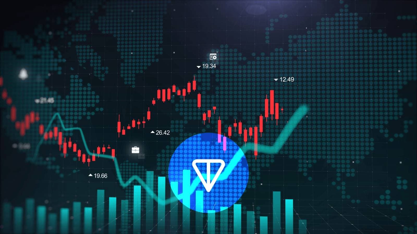 Toncoin (TON) surged just about 50% in the week following Telegram announced crypto wallet integration