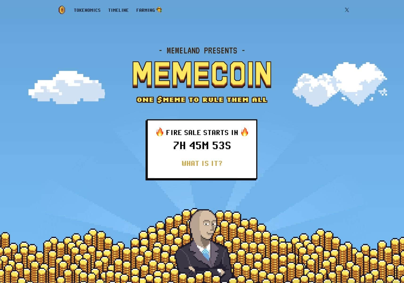 From Memeland (MEME) you are going to spend ten triệu USD for 42 per cent