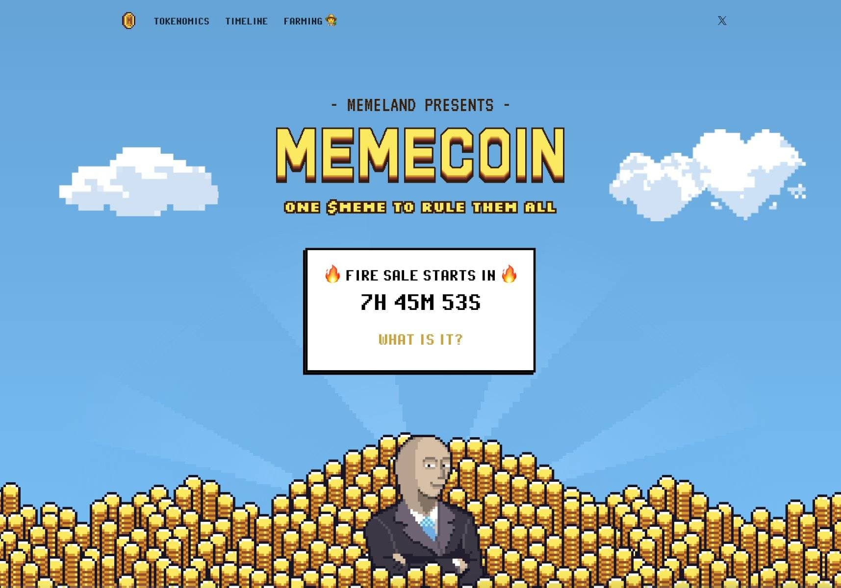 From Memeland (MEME) you are going to spend ten triệu USD for 42 per cent