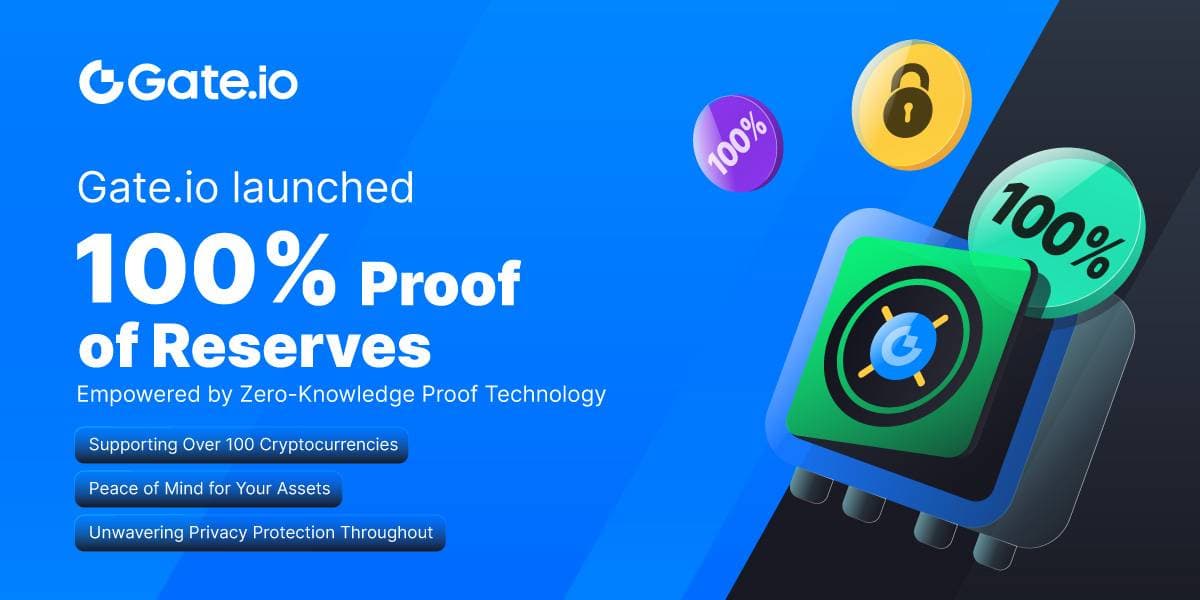 Gate.io implements zero-know-how technologies for new PoR asset proofing