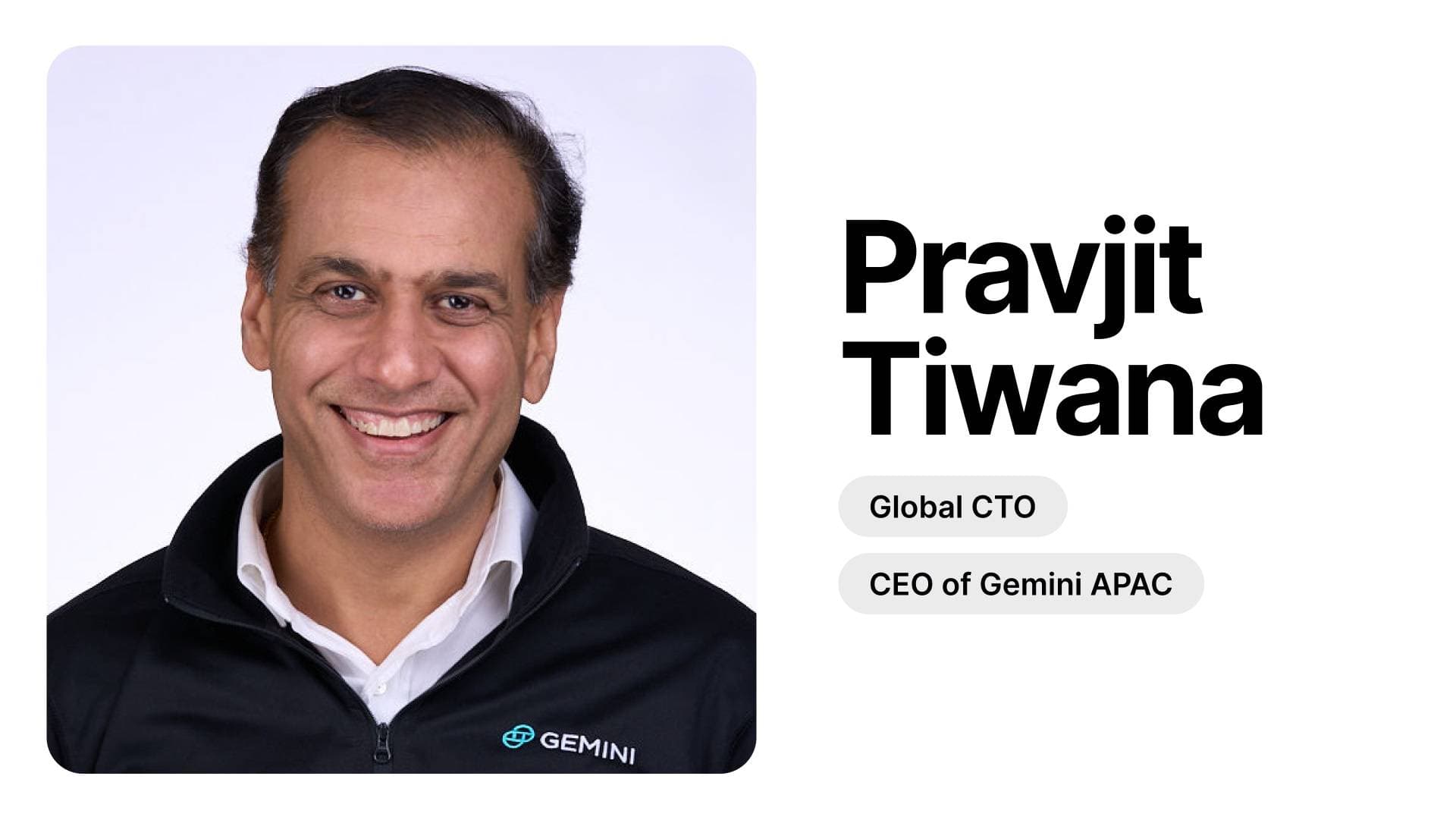 Gemini’s Chief Technology Officer leaves the corporation