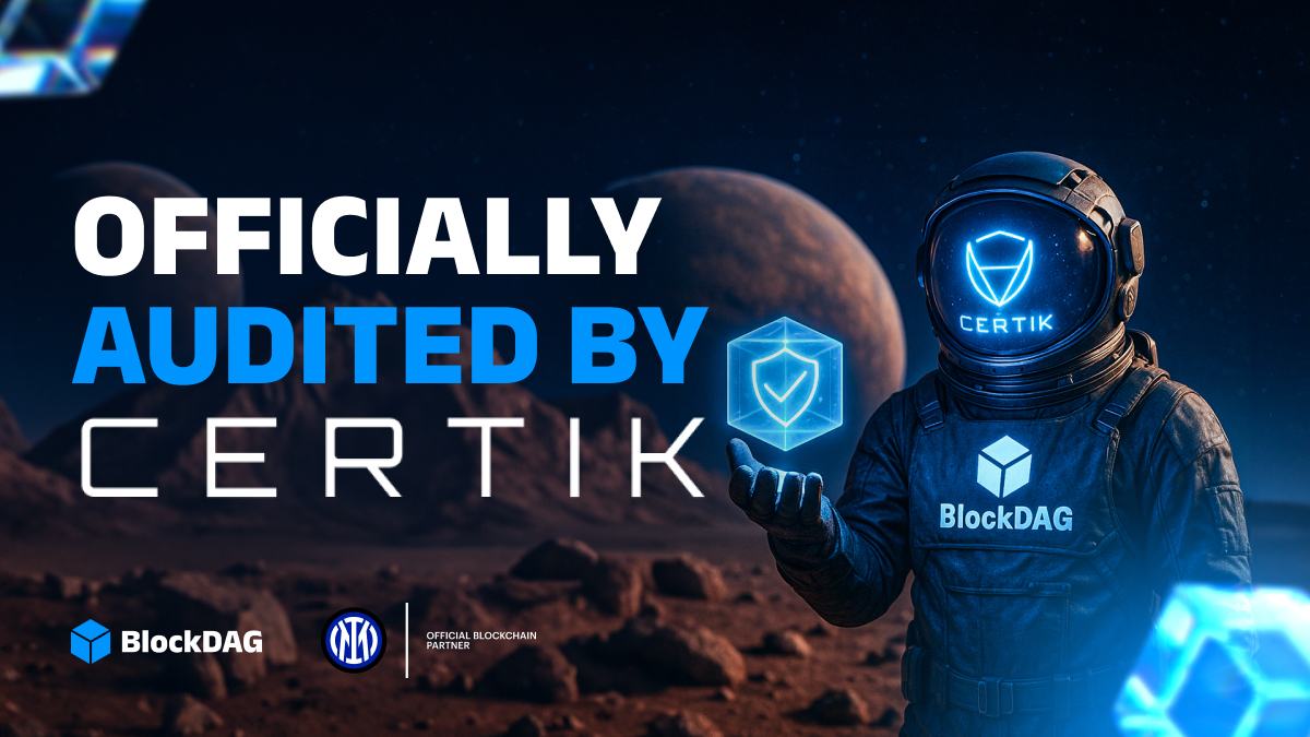 BlockDAG Raises $233.5M After CertiK Approval; ETH Price Wobbles, Tether Boosts Security