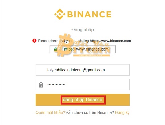 Sign in to Binance.  Photo 1