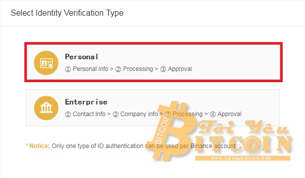 Verify your Binance account.  Photo 2