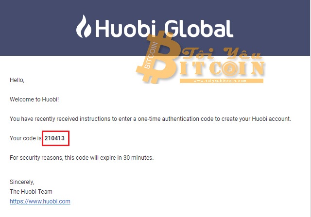 Register to open a Huobi account.  Photo 4