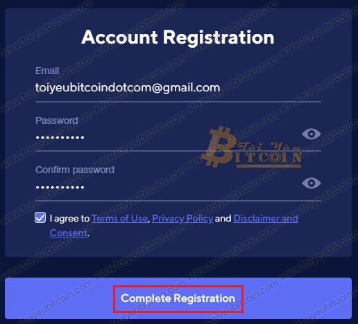 How to register on Switchere exchange.  Photo 2