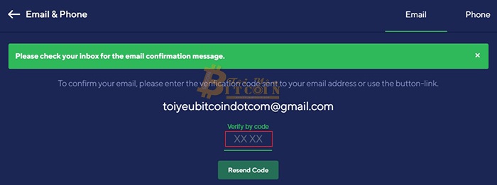 How to register on Switchere exchange.  Photo 3