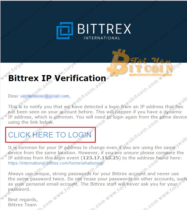 Login to Bittrex exchange.  Photo 5 Ảnh