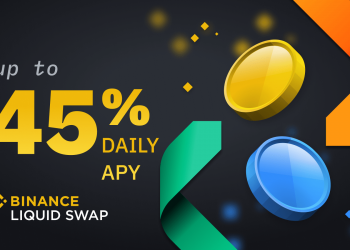Get up to 45% daily APY with Binance Liquid Swap