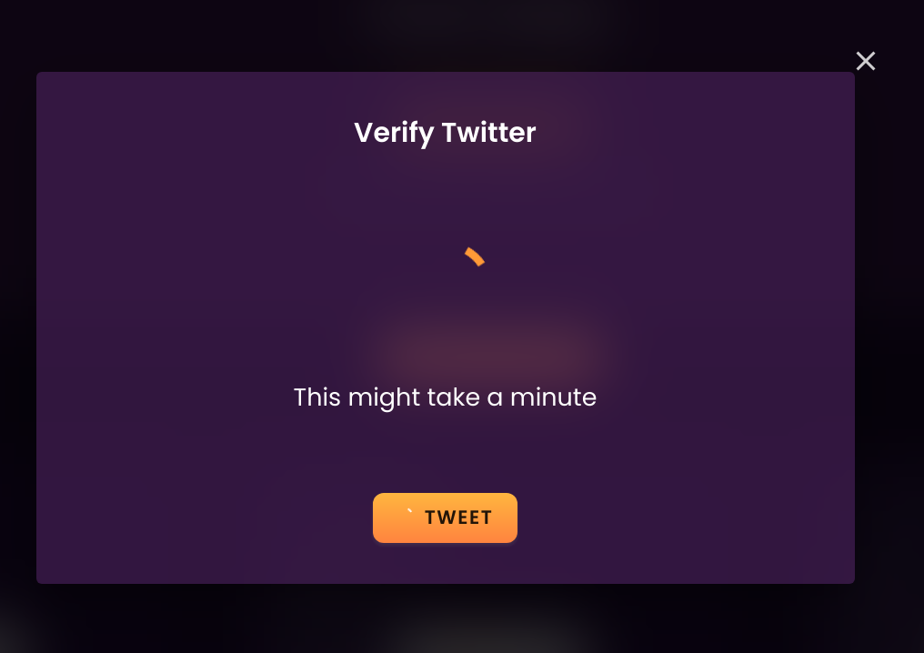 verify by twitter