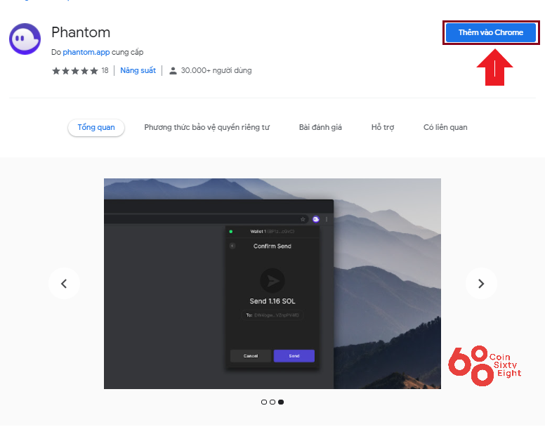 Add Phantom to Chrome