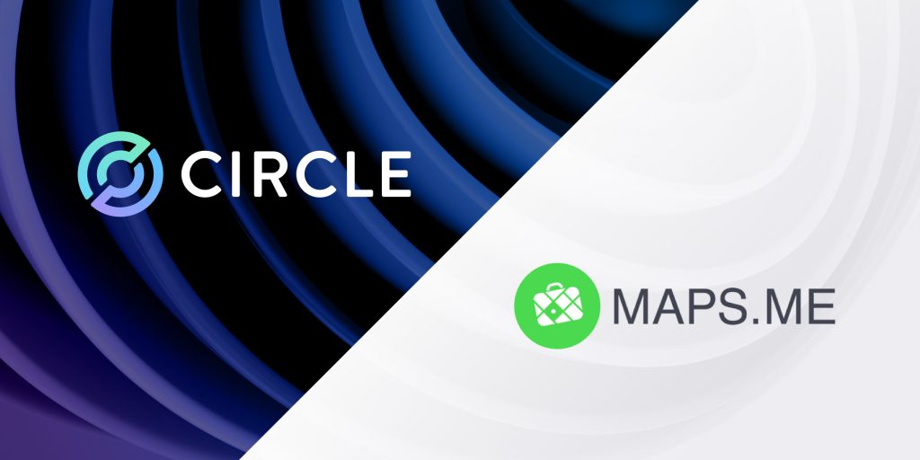 Maps.me partners with Circle to bring the benefits of DeFi to more users