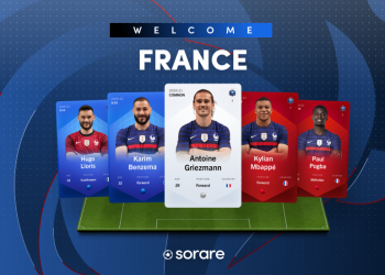 Sorare in association with the French Football Federation to release the first NFT of the national team