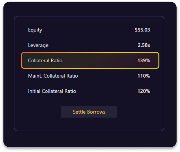 Account on the margin