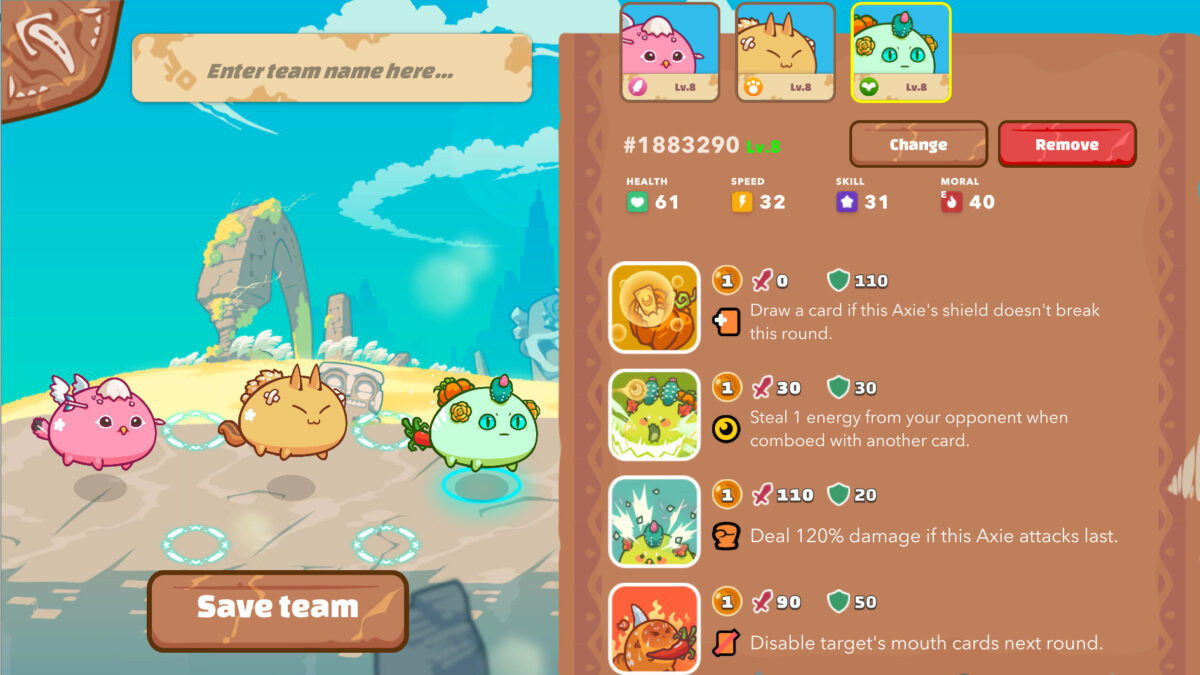 Experience in creating the Axie Infinity lineup of games