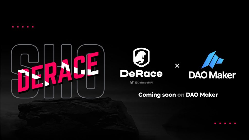 DeRace will conduct an open sale on DAO Maker