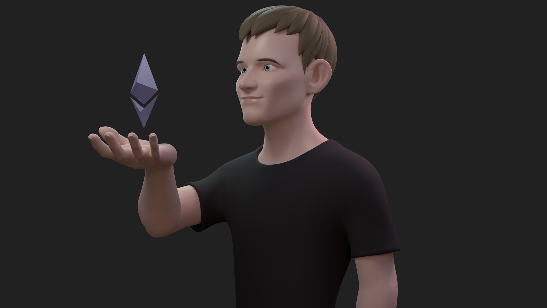 Ethereum founder Vitalik Buterin suddenly appeared in the home of actor Ashton Kutcher