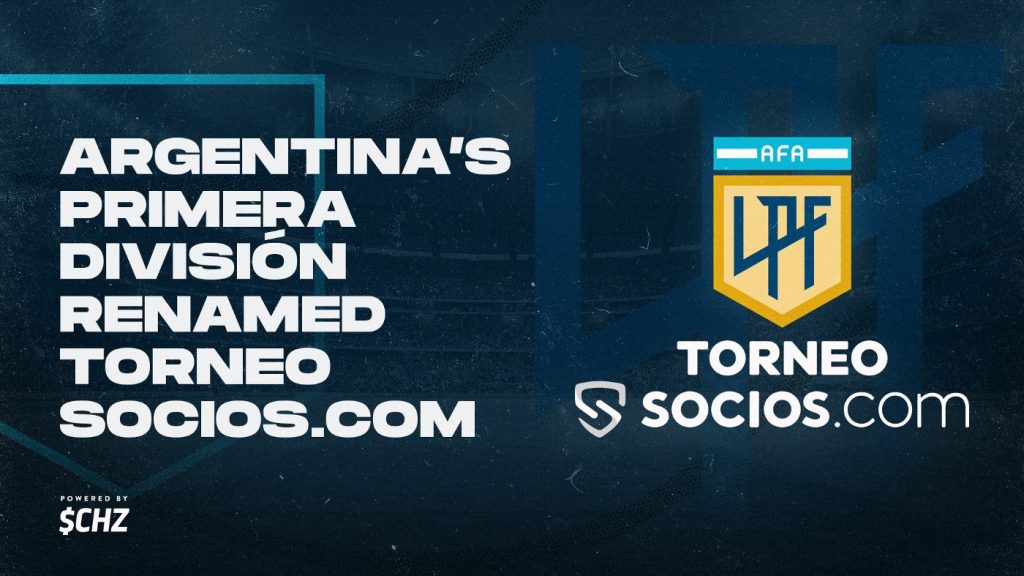 The soccer championship n.  1 of Argentina has been renamed "Socios.com Tournament"