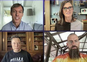 What did Elon Musk and Jack Dorsey say at "The ₿ Word" event?