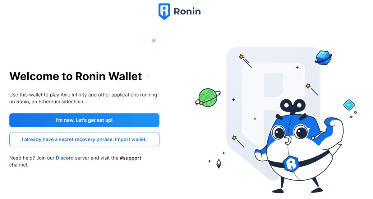 Create a Ronin Wallet