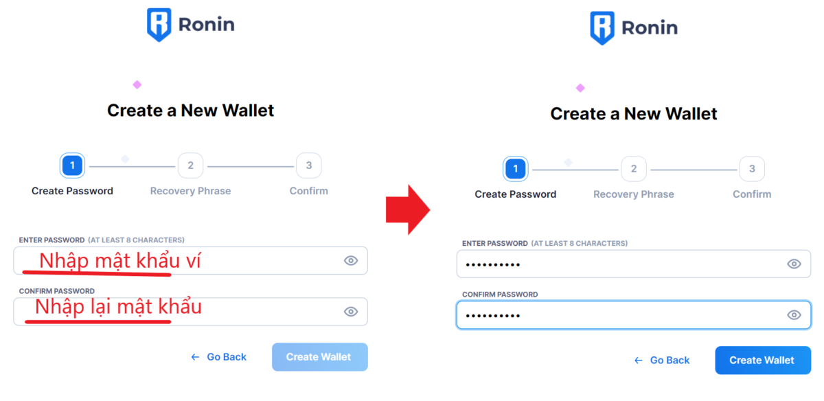 Generate wallet password