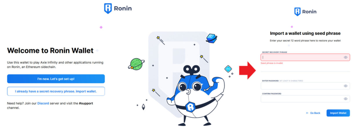 Reset Ronin Wallet