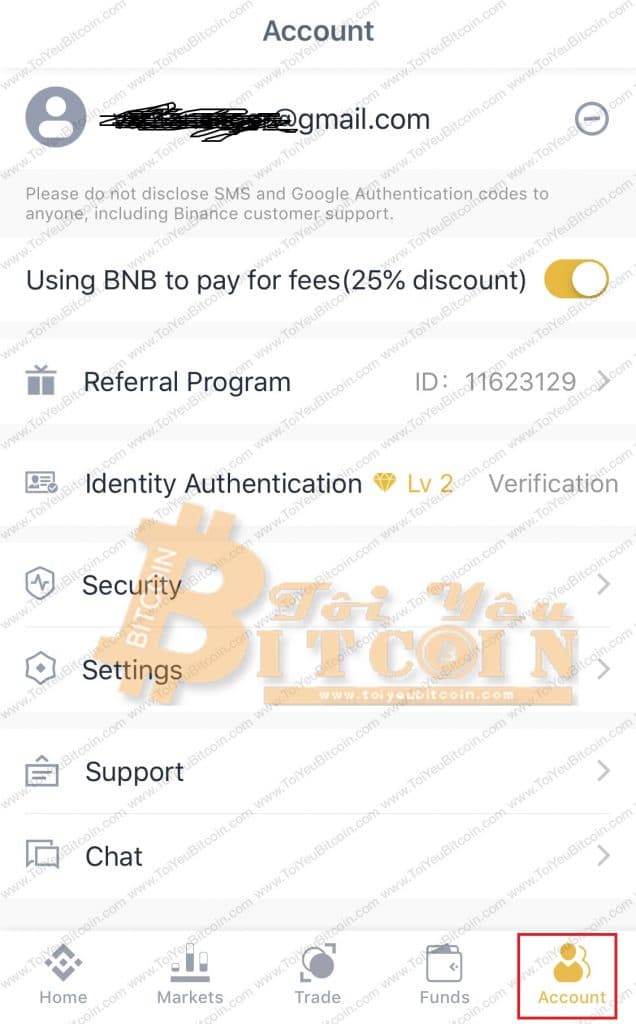 How to use the Binance app.  Photo 7