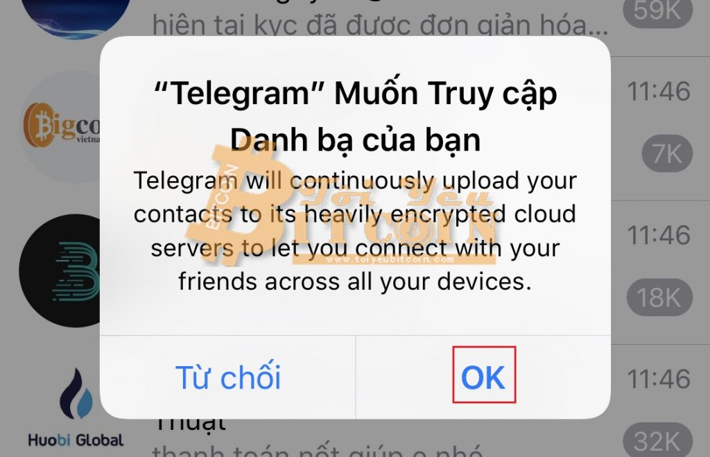 Install and register a Telegram account on your phone.  Photo 5