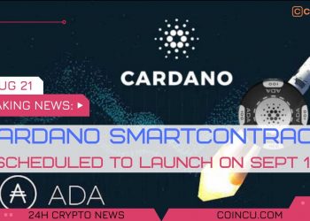 Cardano Smart Contract scheduled to launch on September twelve |Lastest News on 14 Aug 2021 |Crypto News – Coincu News