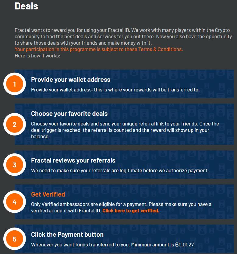 How to participate in fractal protocol transactions