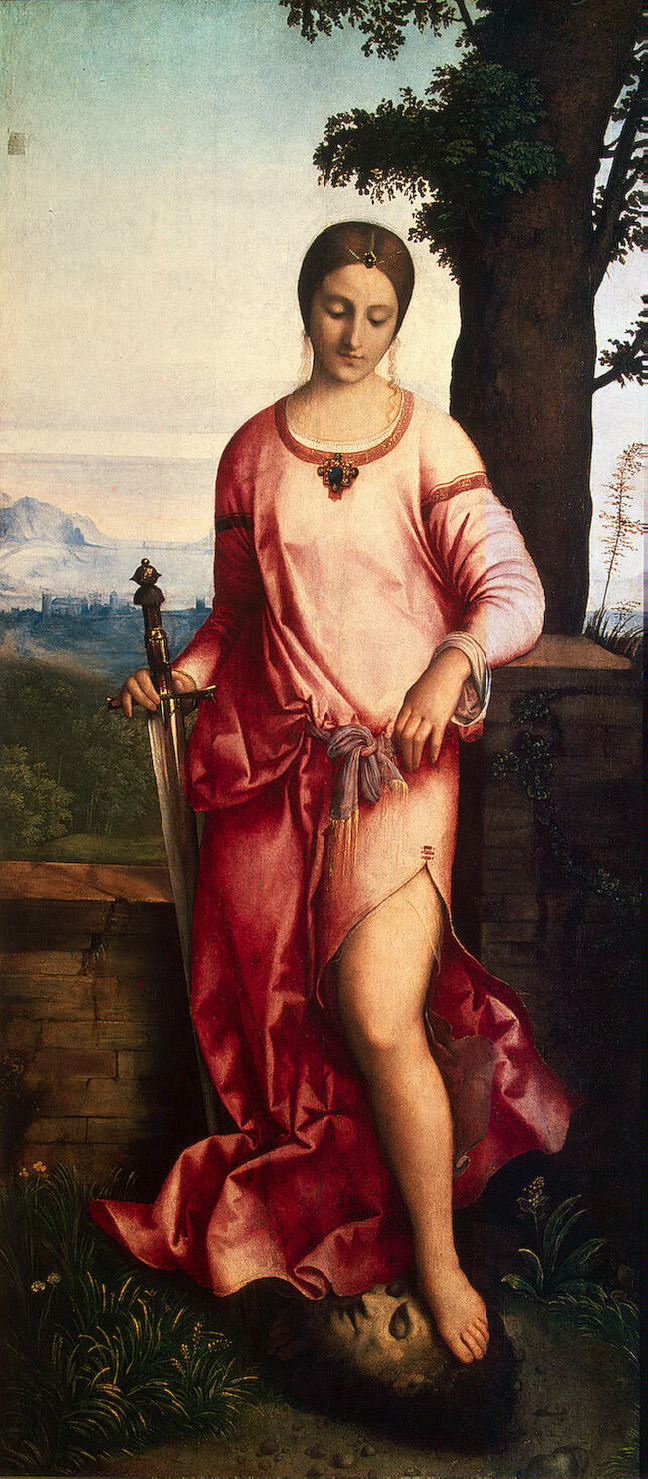 Judith painted by Giorgione.  Source: Wikipedia