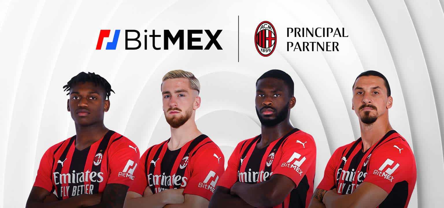 BitMEX becomes the first official sleeve partner of the Legendary Club AC Milan