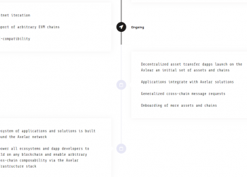 Axelar network roadmap