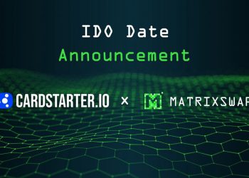 Matrixswap announces official date for IDO on Cardstarter