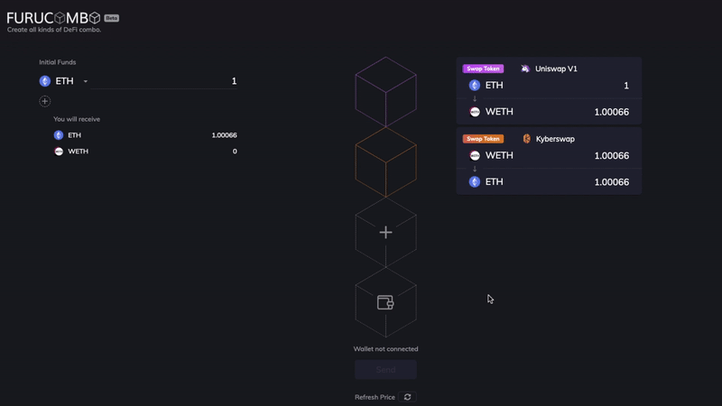 Connect combined wallet