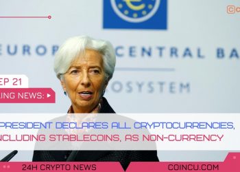 ECB president declares all cryptocurrencies as non currency | News on four Sep 2021 | Crypto News