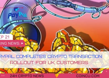 Paypal completes crypto transaction rollout for united kingdom prospects | News on 18 Sep 2021 | Crypto News