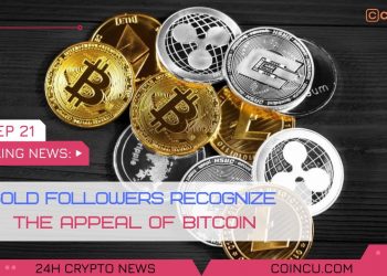 Gold followers acknowledge the appeal bitcoin | Latest News on twenty Sep 2021 | Crypto News