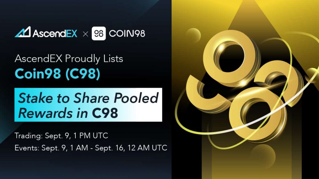 How to participate in Coin98 (C98) staking on AscendEX