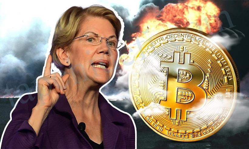 Senator Elizabeth Warren: Cryptocurrency is a shadow bank 